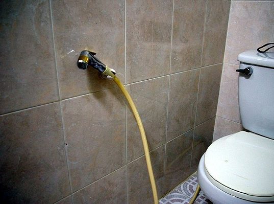 How to use a bidet hose