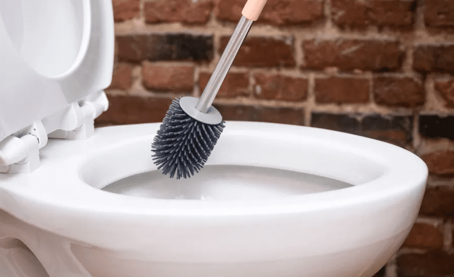 How can I clean my toilet brush
