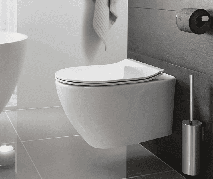 Which toilet bowl design works best for a small toilet