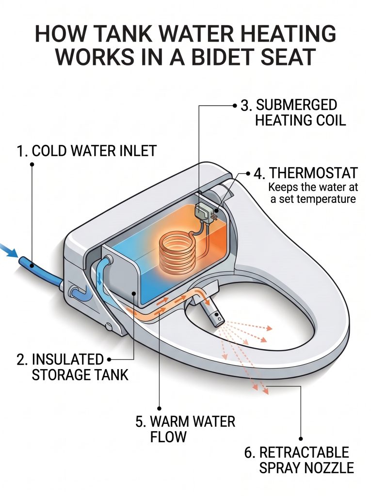 Tankless Bidet Water Heater