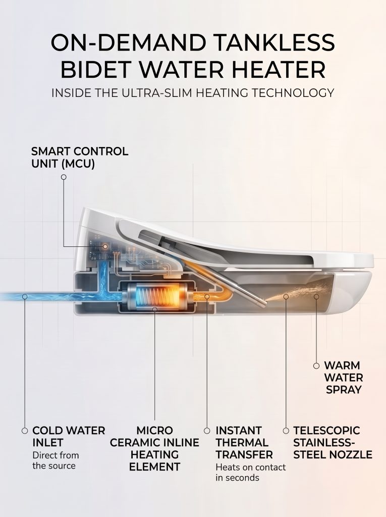 Tankless Bidet Water Heater