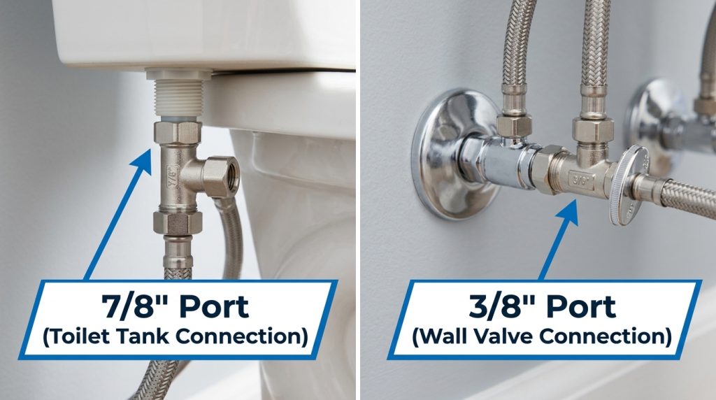 T-parts of a bidet and what hey do_valve plumbing diagram